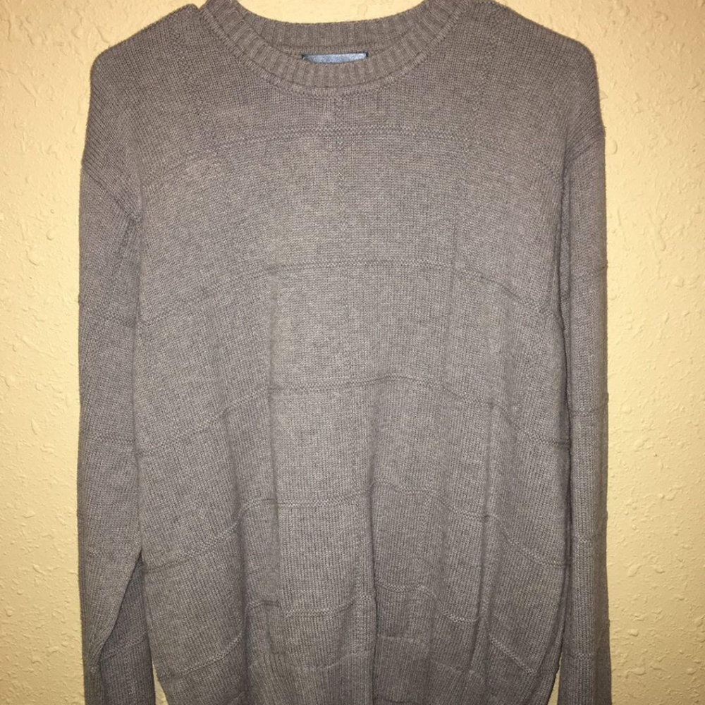 Mens Northcrest Grey Knitted Sweater